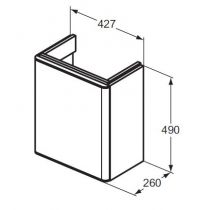 ADAPTO Skrinka pod umývadielko Strada II, T4304WG