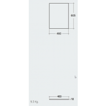 RAK PLANO Horná doska 60,5x46 cm, PLASL06146500