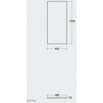 RAK PLANO Horná doska 100,5x46 cm, PLASL10146500