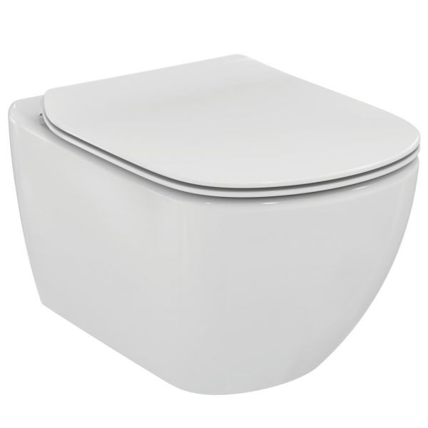 TESI AQUABLADE WC závesné 53x36 cm, biela matná, T0079V1