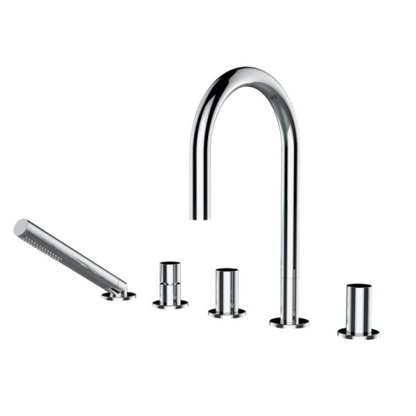 LAUFEN Kartell LAUFEN Vaňová päťotvorová batéria, ramienko 17,3 cm, H3223350042821