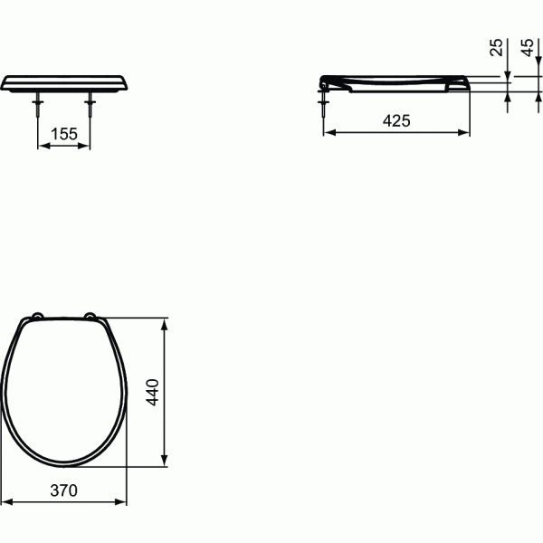 EUROVIT WC sedadlo, W302601